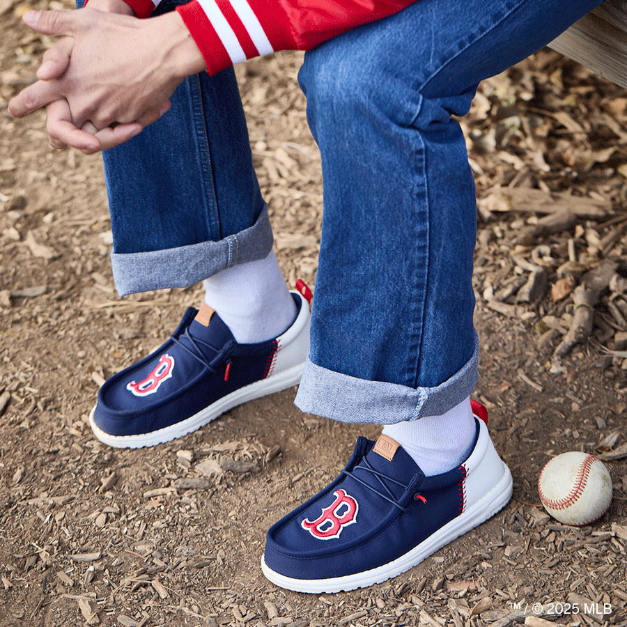 MLB Red Sox Wally Funk ÿ Red Sox Navy/White - Image 2