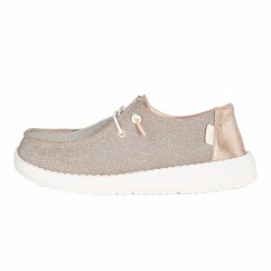 Wendy Toddler Metallic Sparkle ÿ Rose Gold