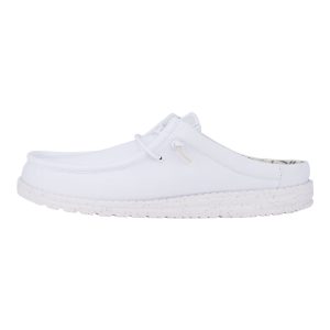 Wally Slip Stretch Canvas ÿ White/White