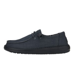Wendy Stretch Canvas Wide ÿ Black/Black