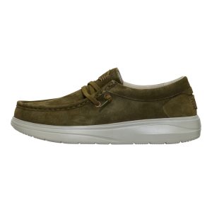 Wally Comf Suede ÿ Dark Olive/Stone Grey
