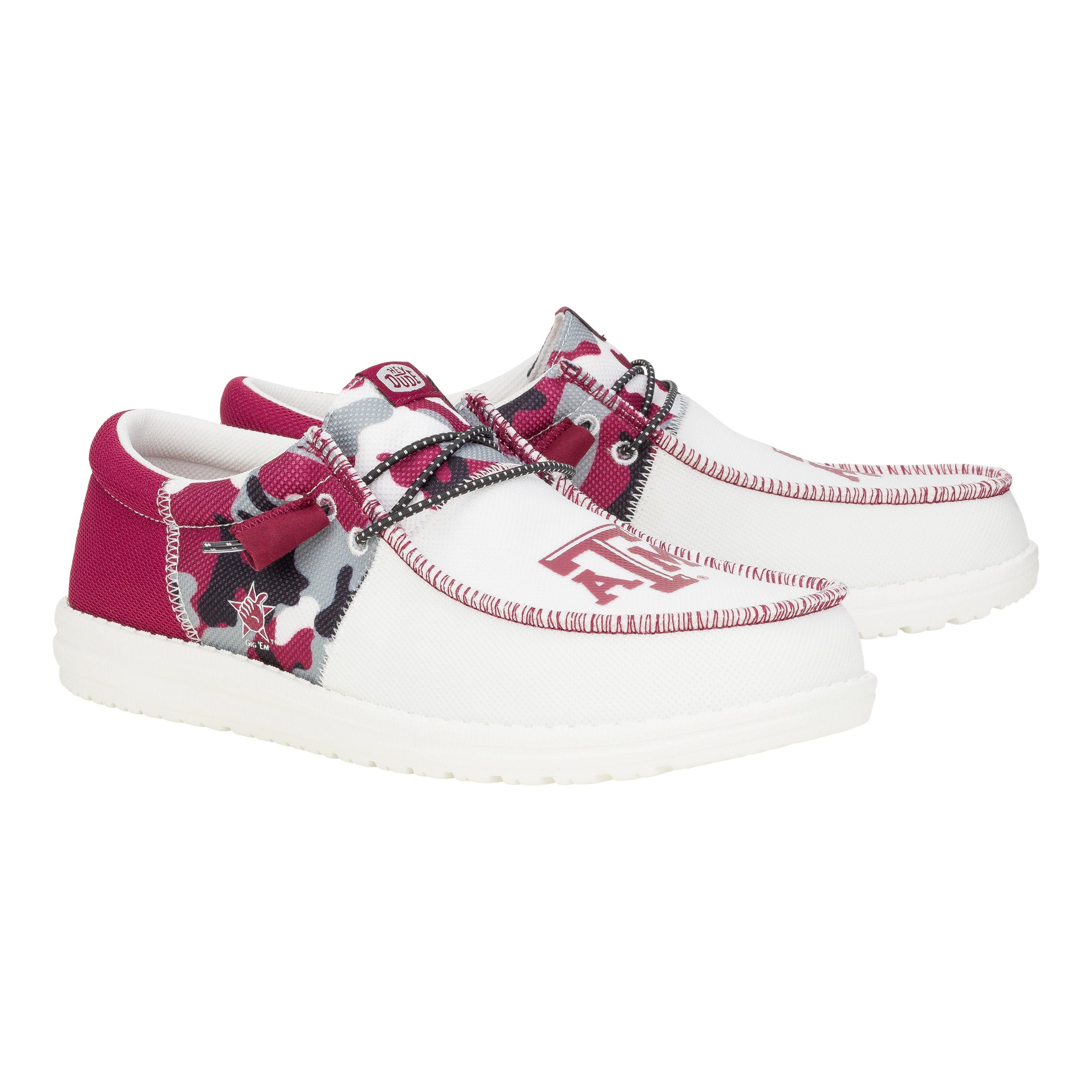 Men's Wally Tri Texas A&M ÿ Texas AM White/Maroon - Image 3