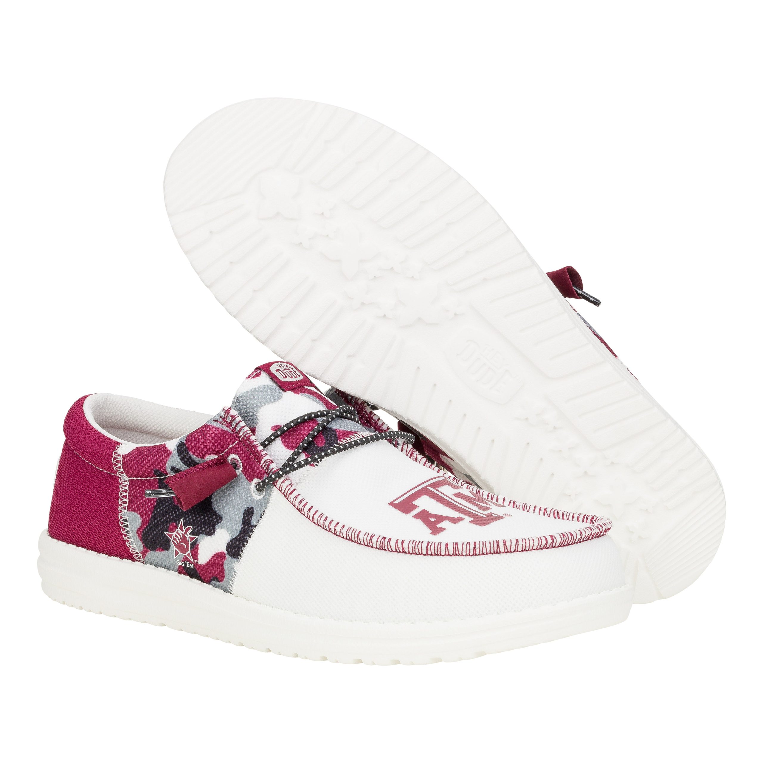 Men's Wally Tri Texas A&M ÿ Texas AM White/Maroon - Image 4