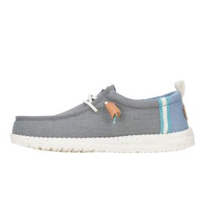 Wally Craft Linen ÿ Monument Grey/Faded Denim