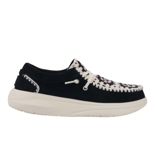 Wendy Comf Suede Crochet ÿ Black/Multi - Image 9