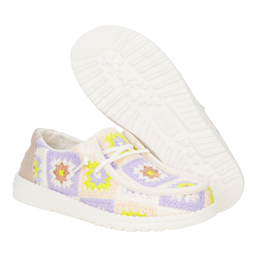 Wendy Cottage Crochet ÿ Egret/Lavender/Multi - Image 4