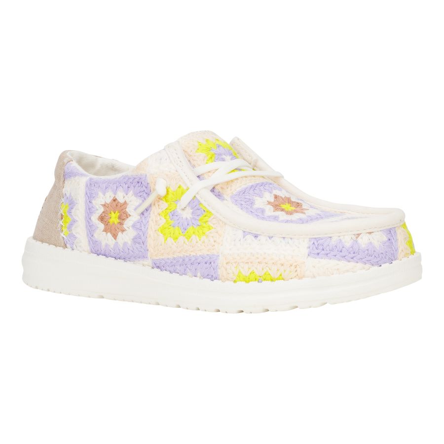 Wendy Cottage Crochet ÿ Egret/Lavender/Multi - Image 8