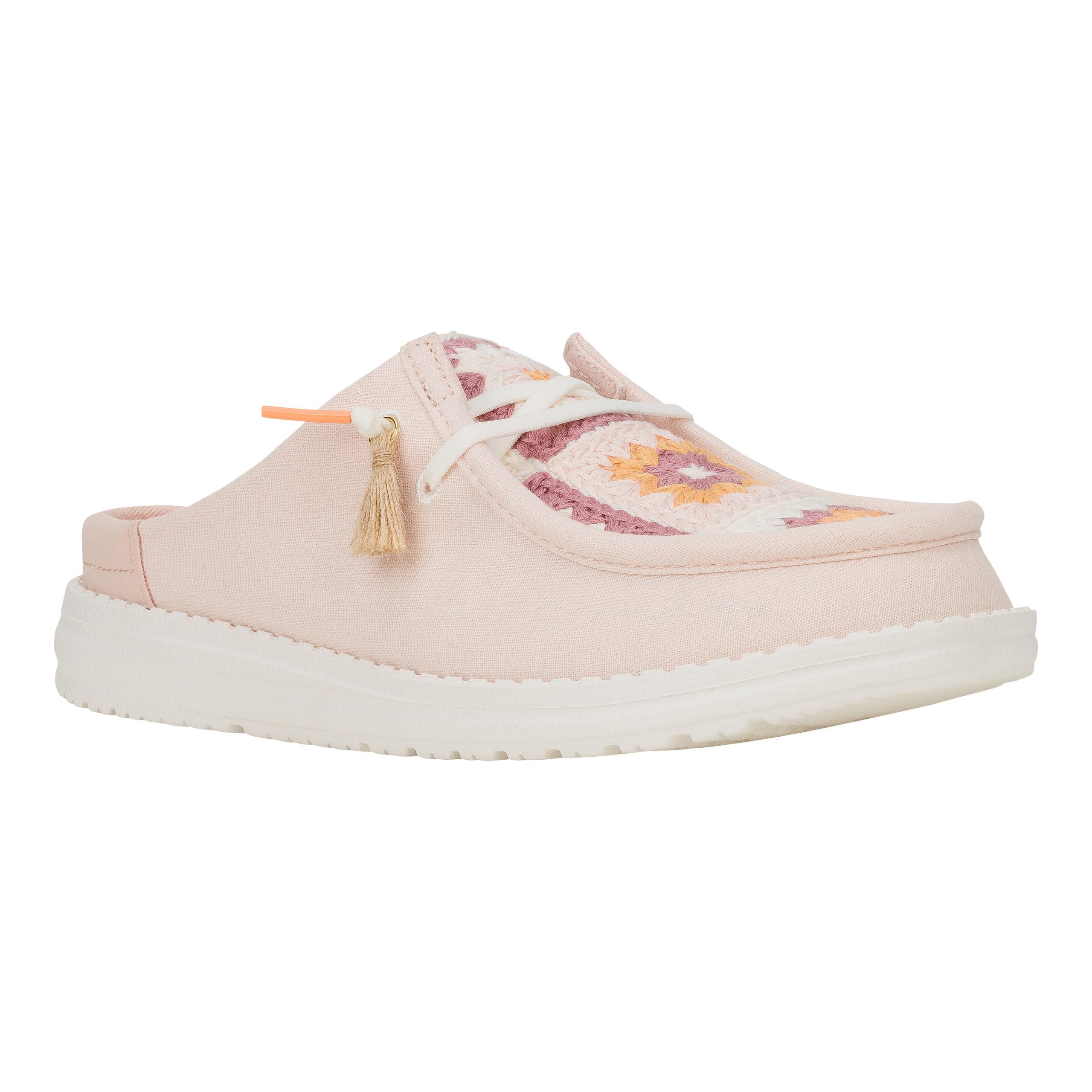 Wendy Slip Cottage Crochet ÿ Pale Pink/Multi - Image 7