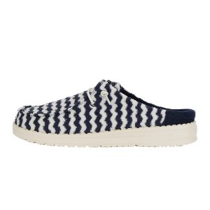 Wendy Slip Terry Stripe ÿ Navy Blazer/Egret