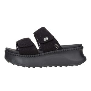 Delray Slide Eyelet ÿ Black