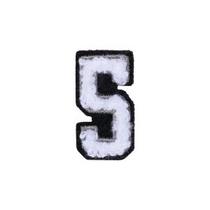 Number 5 Patch ÿ 5 Black/White