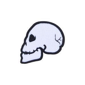 Skull Patch ÿ Skull White Black