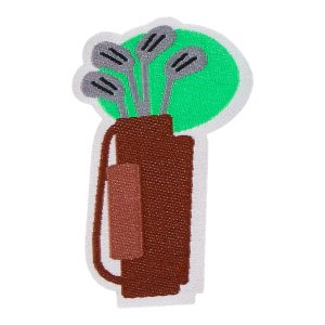 Golf Bag Patch ÿ Golf Brown/White
