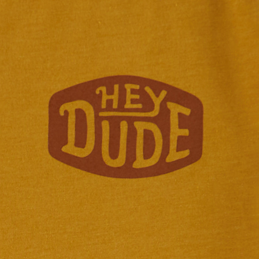 Go To Buckle Tee ÿ Mustard - Image 2
