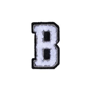 Letter B Patch ÿ B Black/White