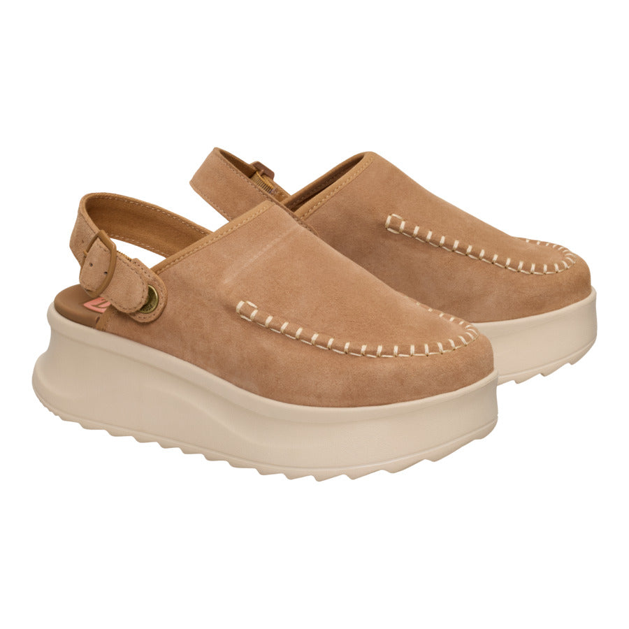 Delray Clog Suede ÿ Tan - Image 3