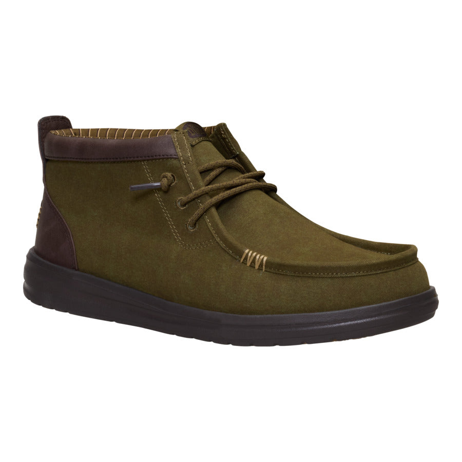 Wally Mid Gripr Vin Classic ÿ Dark Olive/Mole Brown - Image 7