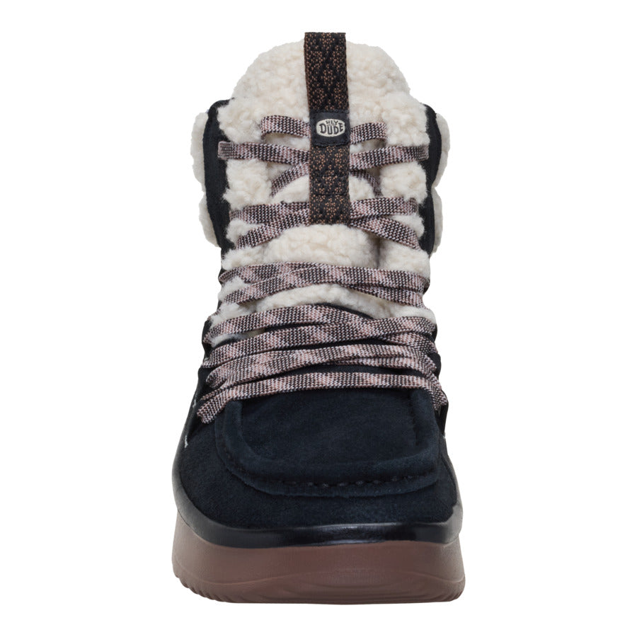Wendy Peak Apres Suede Cozy Stitch ÿ Black/Tan - Image 4