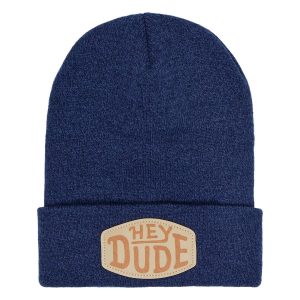 HEYDUDE Patch Beanie ÿ Navy