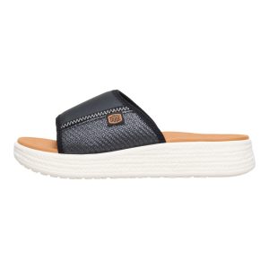 Tide Espadrille Slide ÿ Black/Egret