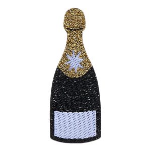Champagne Bottle Patch ÿ Champagne Multi