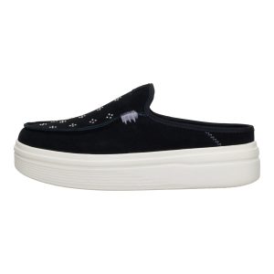Austin Lift Suede Stud ÿ Black