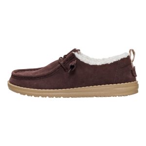 Wendy Suede Shearling ÿ Dark Brown