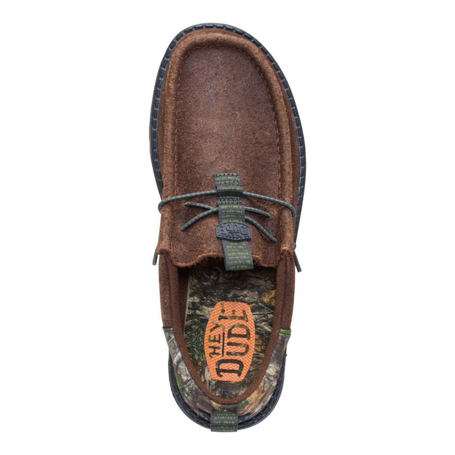 Wally Funk Realtree Edge Suede ÿ Mole Brown/Camo - Image 8