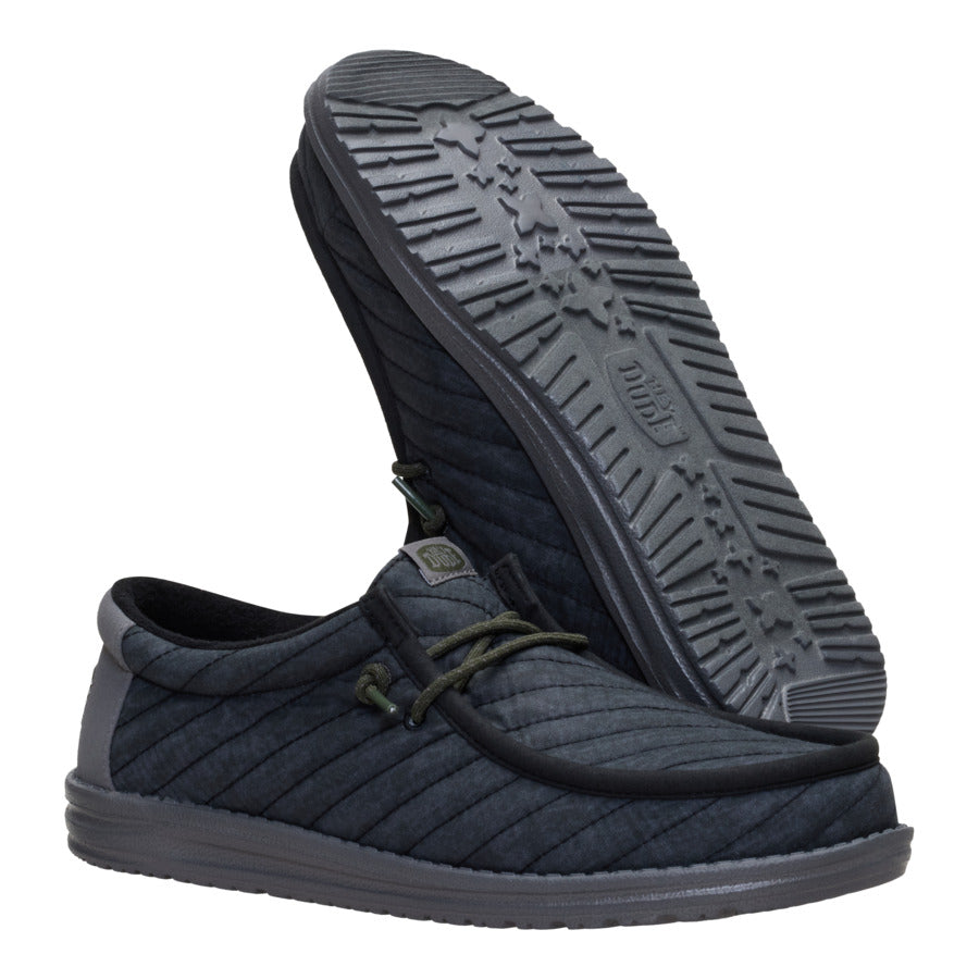 Wally Washed Quilt ÿ Black/Grey - Image 3