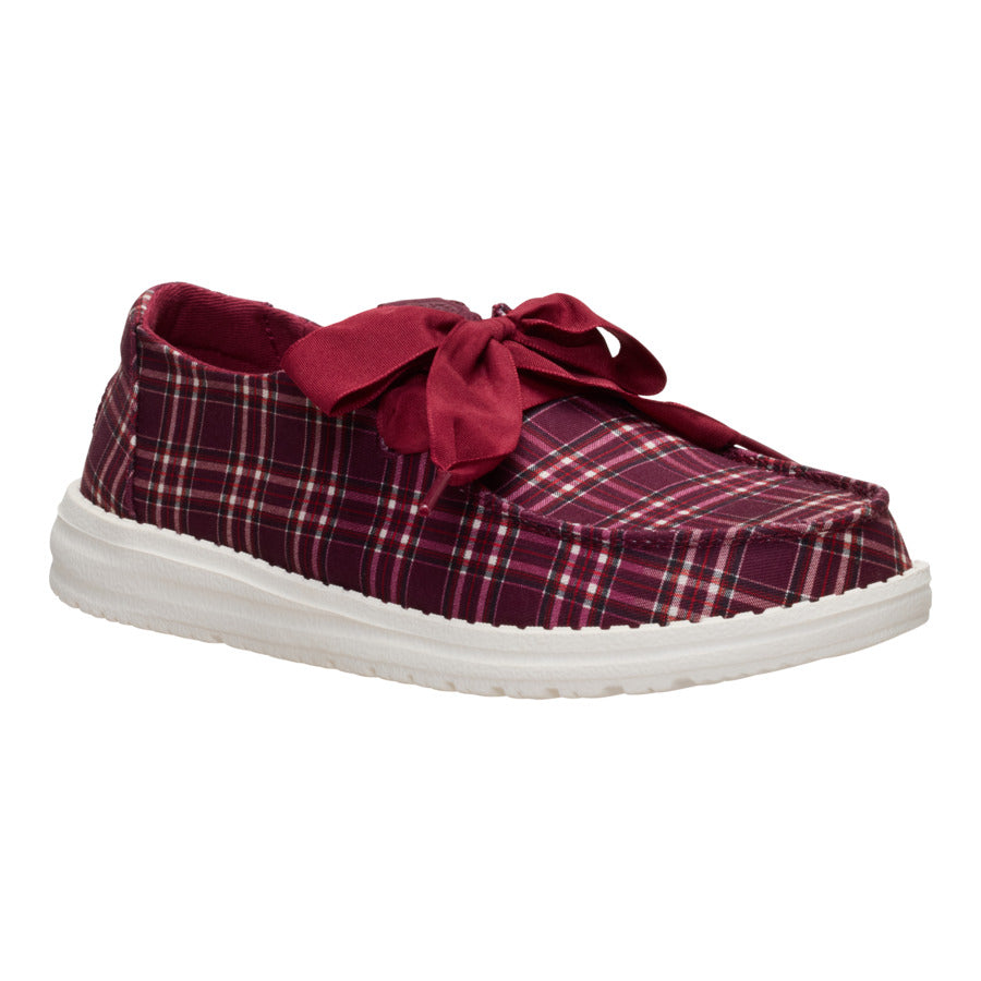 Wendy Holiday Bow ÿ Red Plaid/Burgundy - Image 7