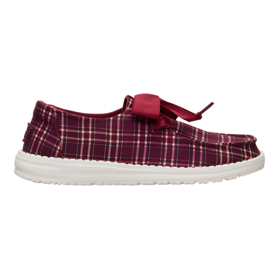 Wendy Holiday Bow ÿ Red Plaid/Burgundy - Image 8
