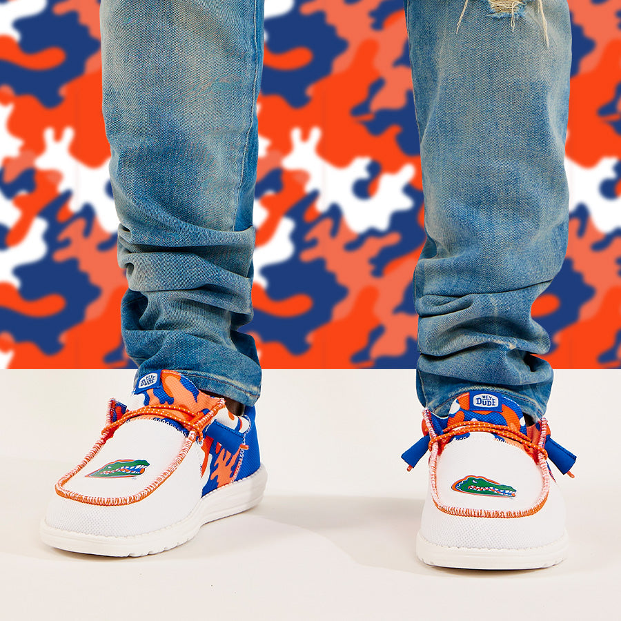 Men's Wally Tri Florida ÿ Florida Varsity Blue/Orange - Image 2