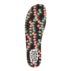 Holiday Lights Insoles ÿ Black/Multi