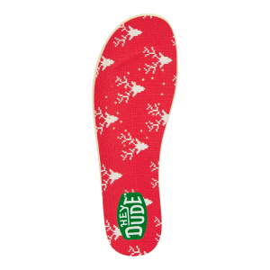 Reindeer Fair Isle Insoles ÿ Red/Green